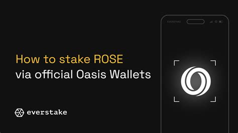 Updated Guide on How to Stake ROSE Tokens in the .